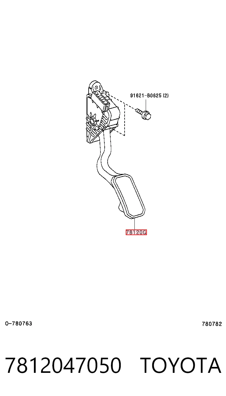 Comprar Pedal del acelerador Toyota Prius NHW20 a bajo precio