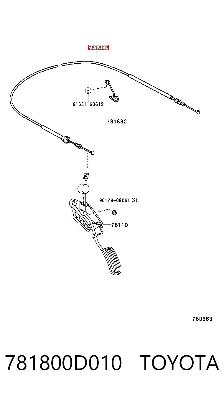 Cable Bowden Toyota Yaris hatchback comprar en España
