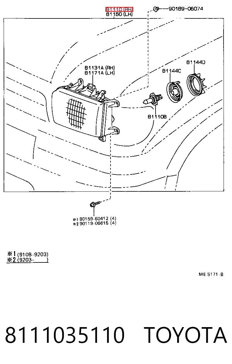8111035110 Toyota