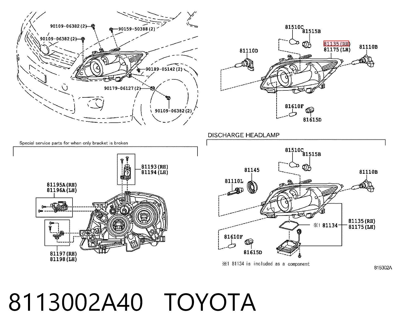8113002A40 Toyota