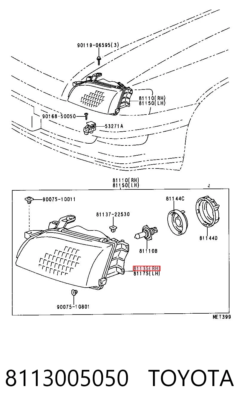 8113005050 Toyota
