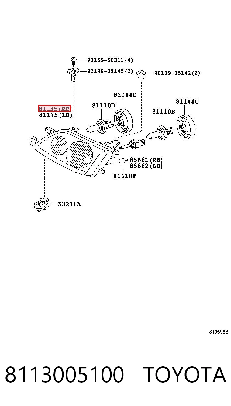 8113005100 Toyota