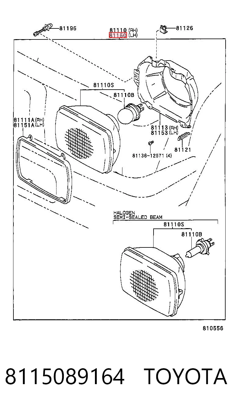 8115089164 Toyota