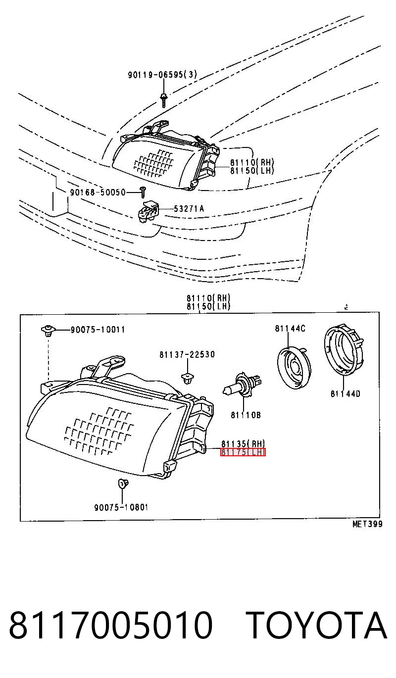 8117005010 Toyota