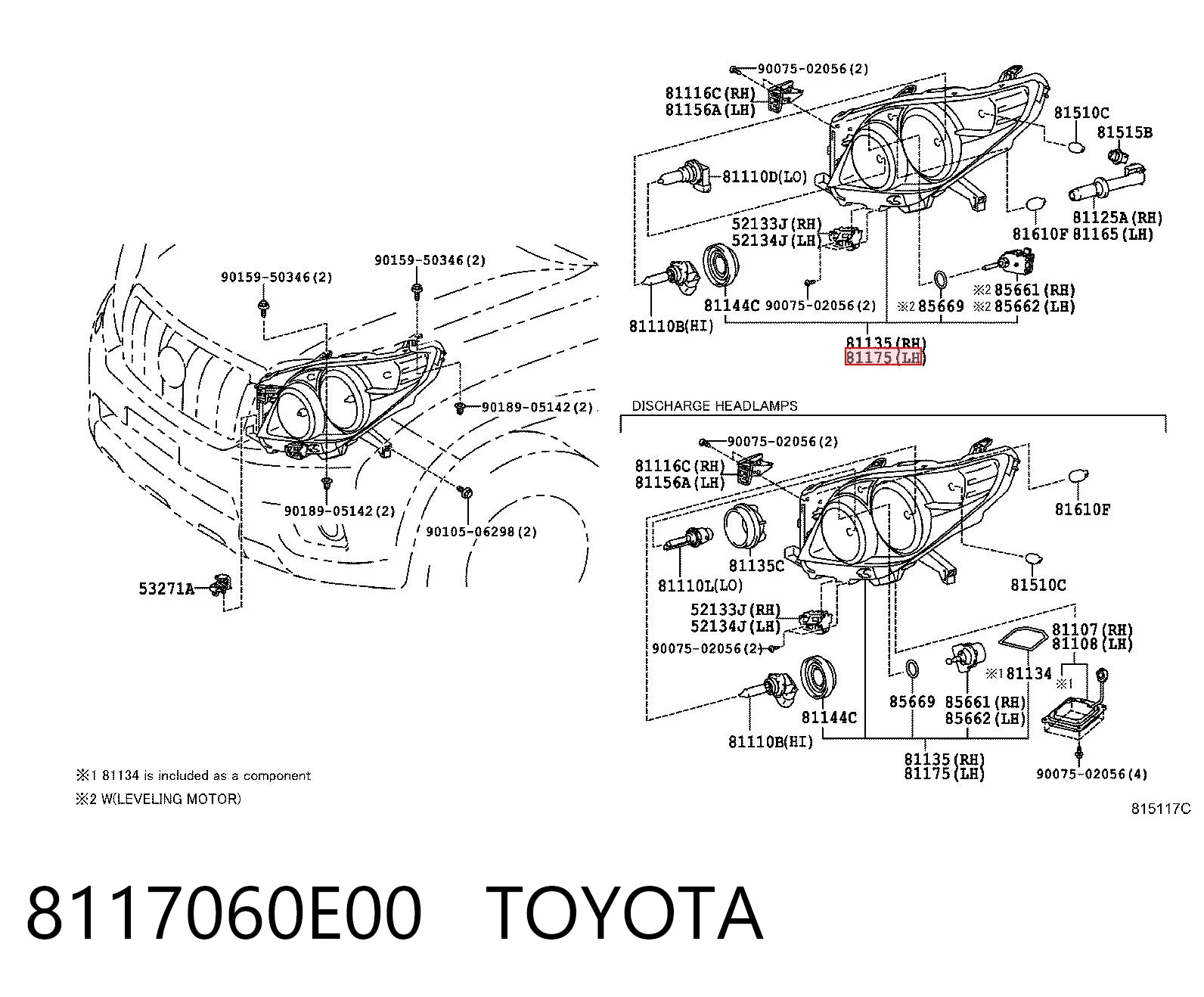 8117060E00 Toyota