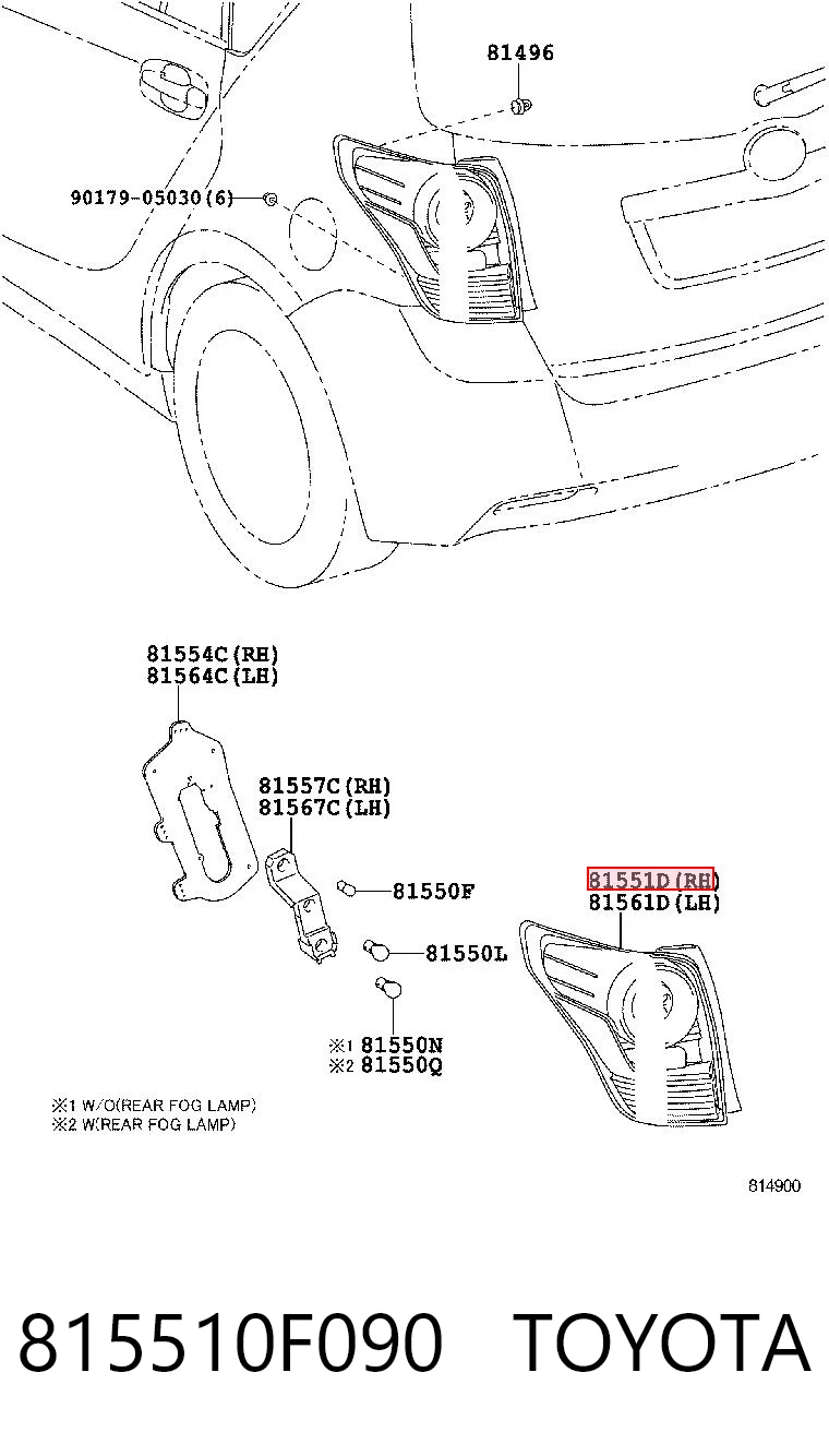 815510F090 Toyota