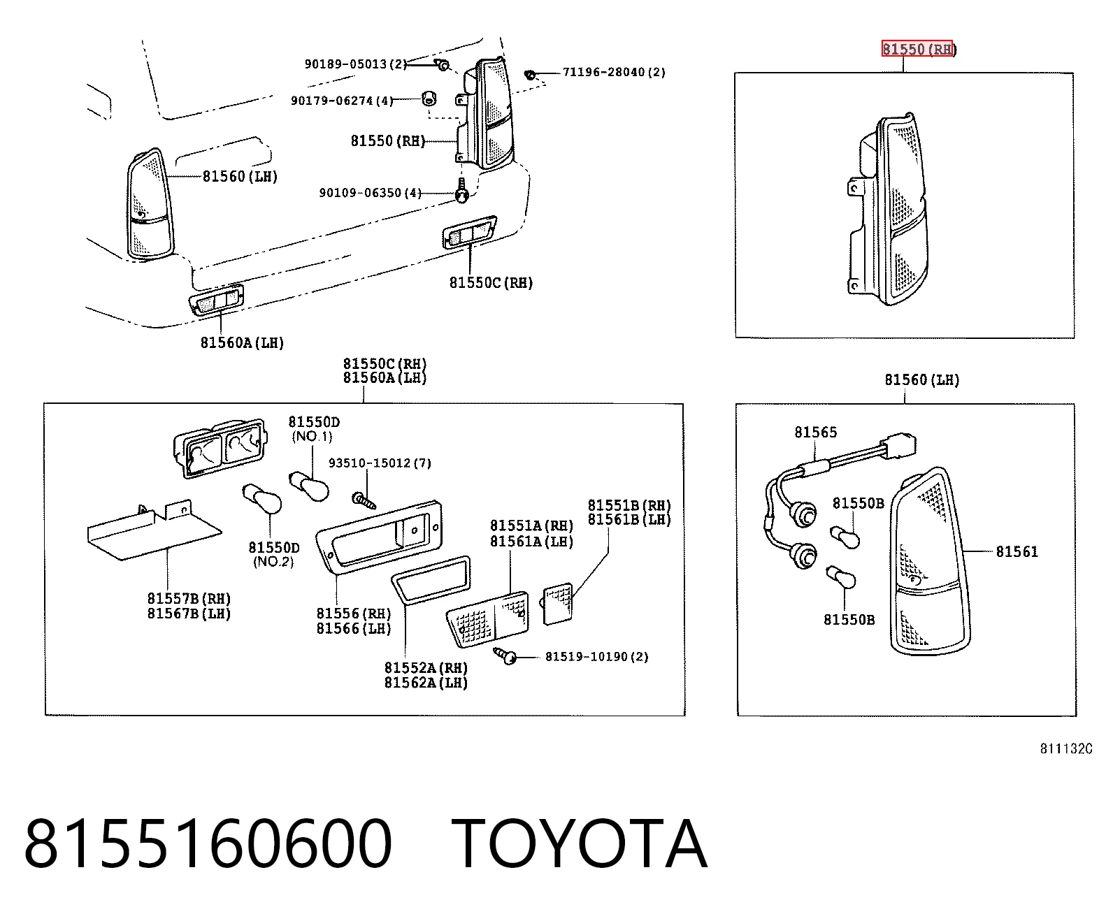 8155160600 Toyota