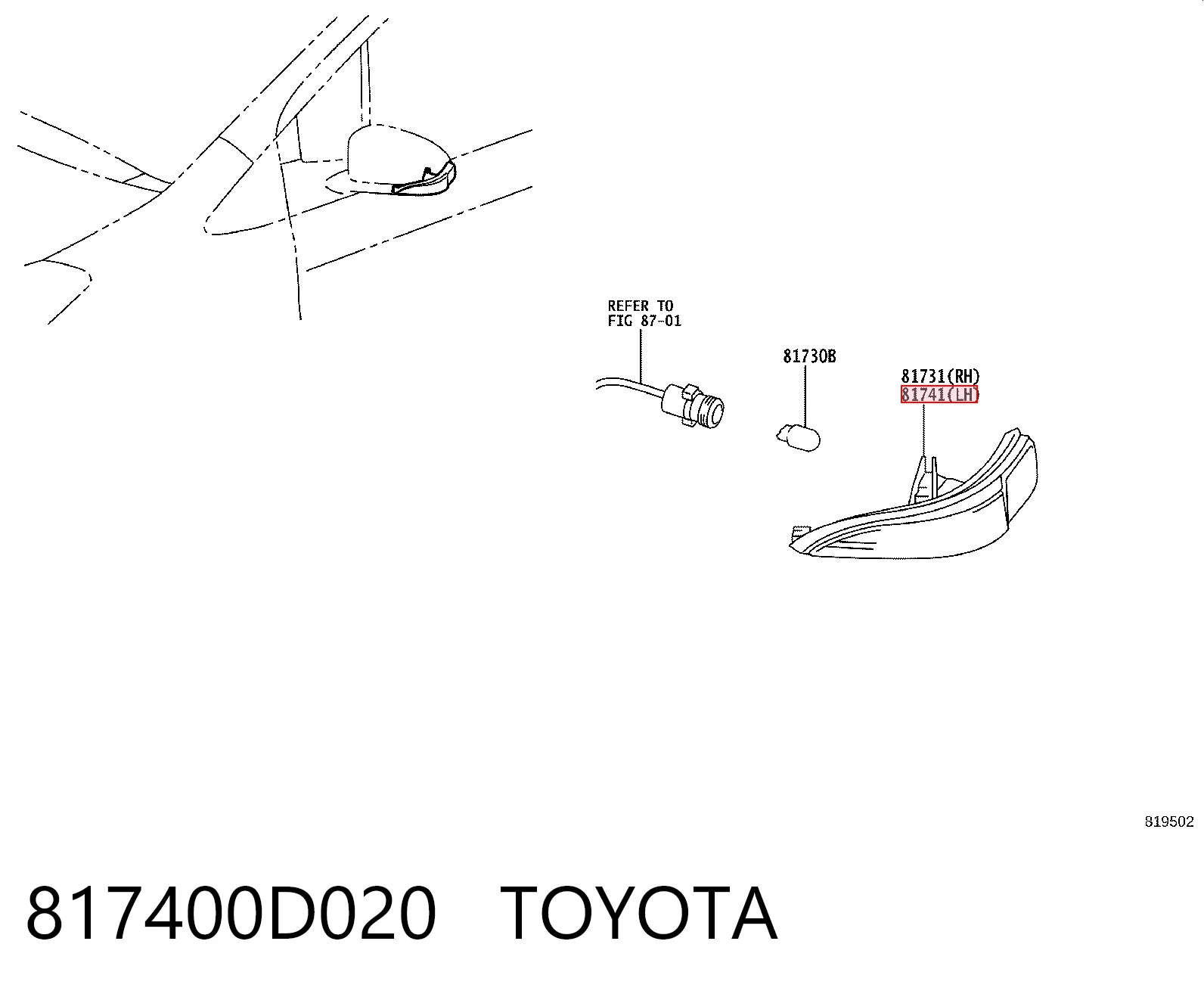 817400D020 Toyota