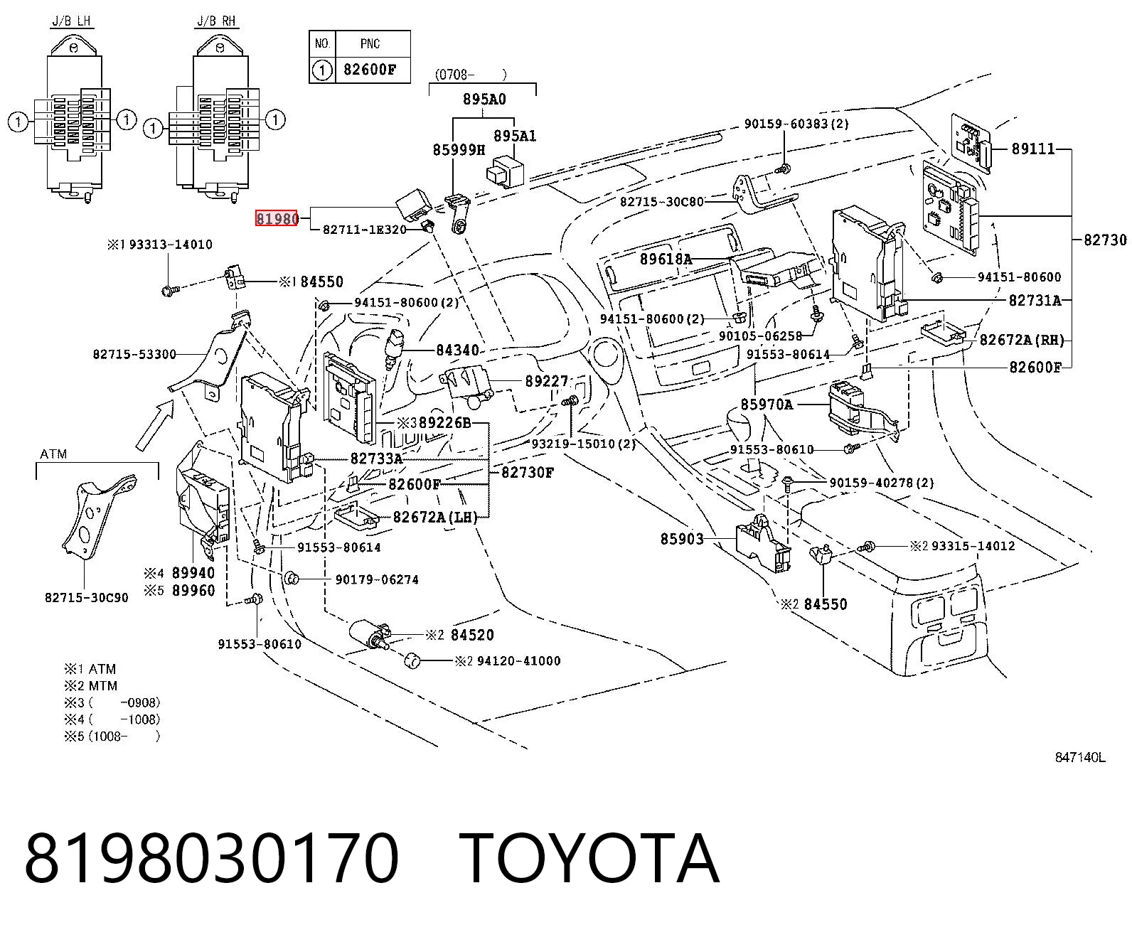 Comprar Relé de intermitentes Toyota Corolla VERSO R10