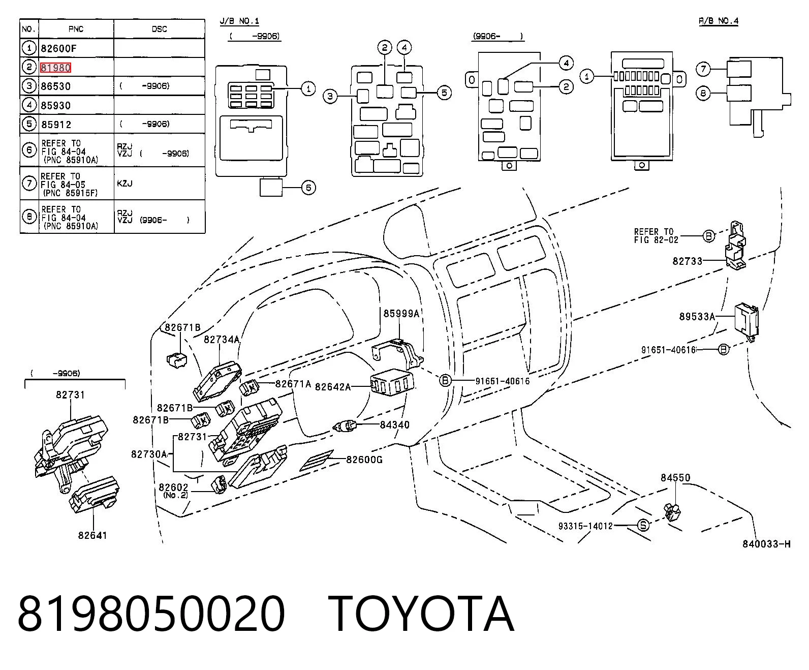 Intermitente de espejo Toyota Corolla (2004-2009)