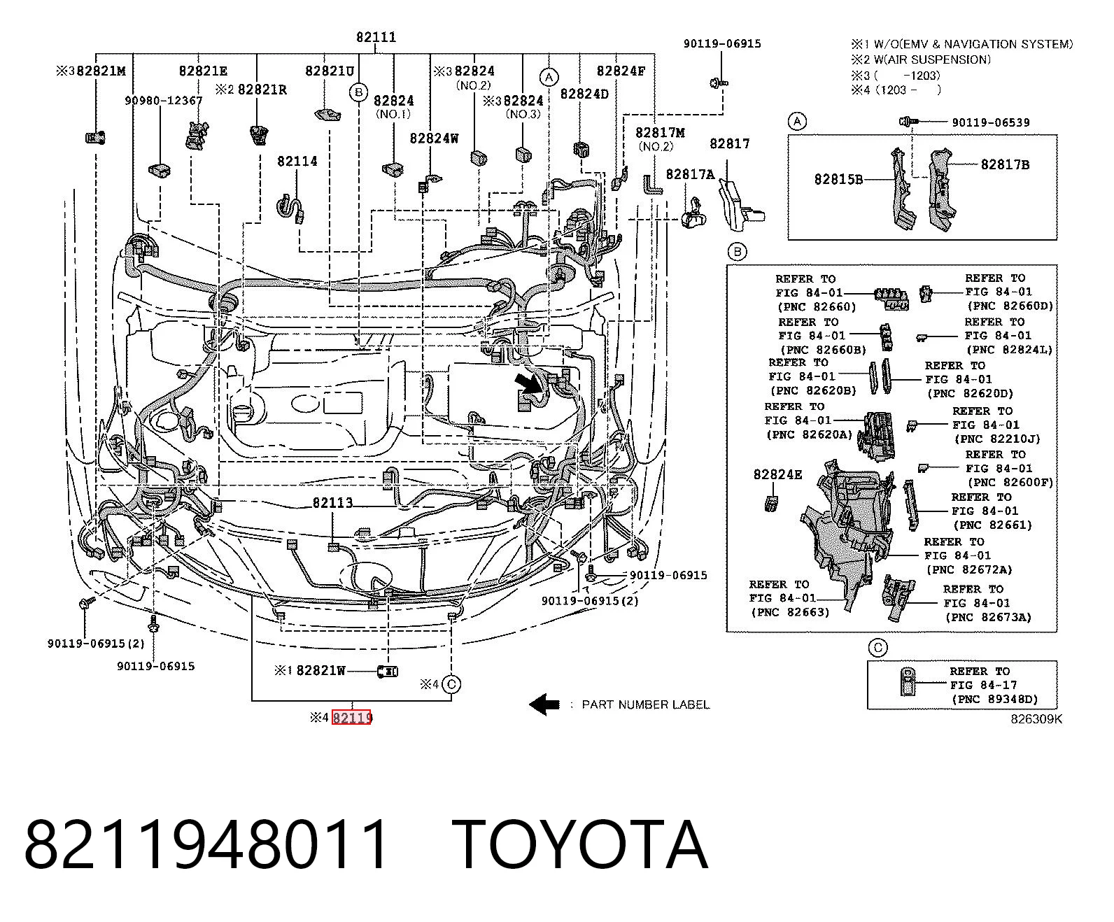 8211948011 Toyota
