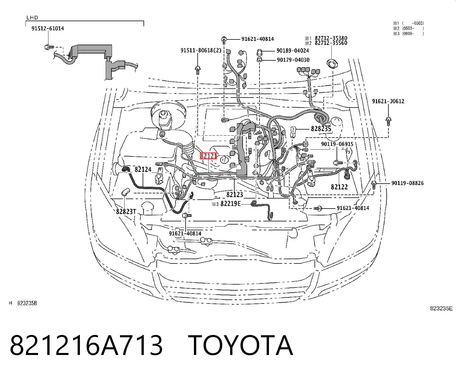 821216A713 Toyota