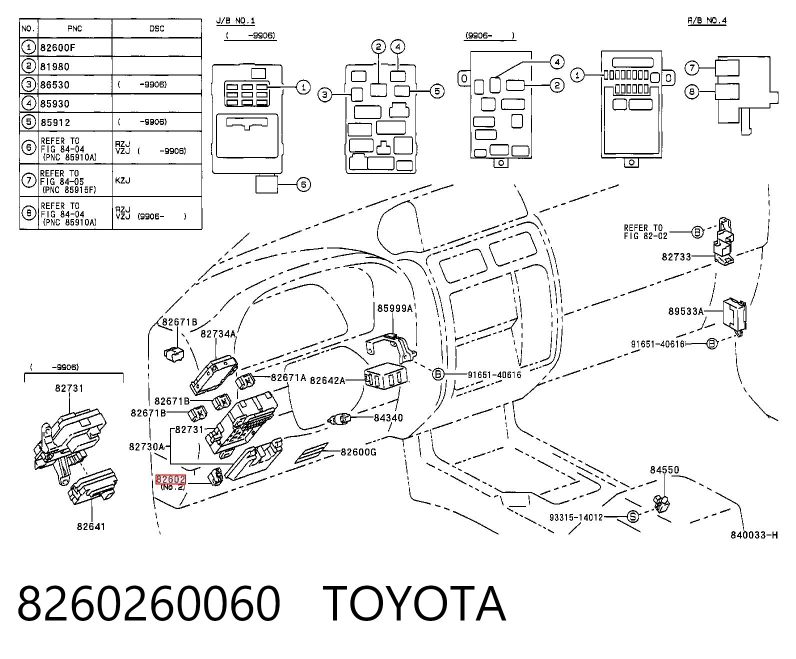 8260260060 Toyota