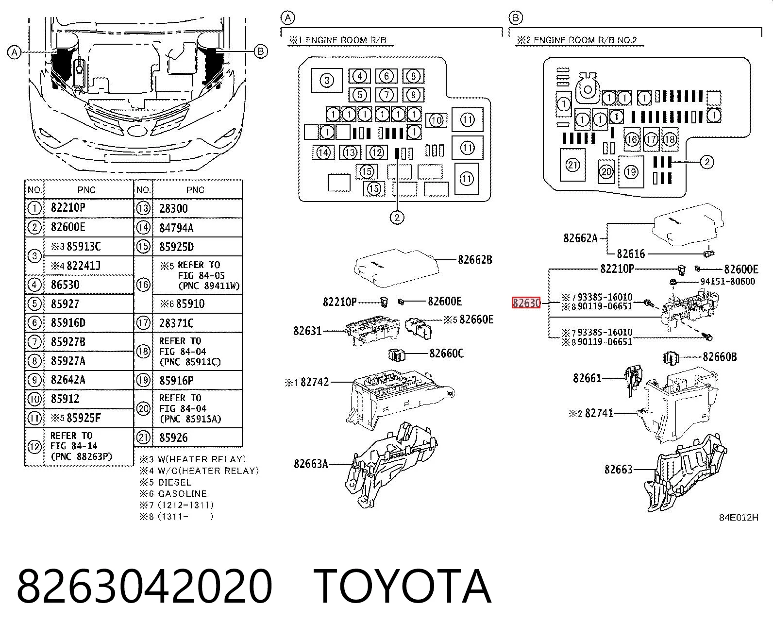 8263042020 Toyota
