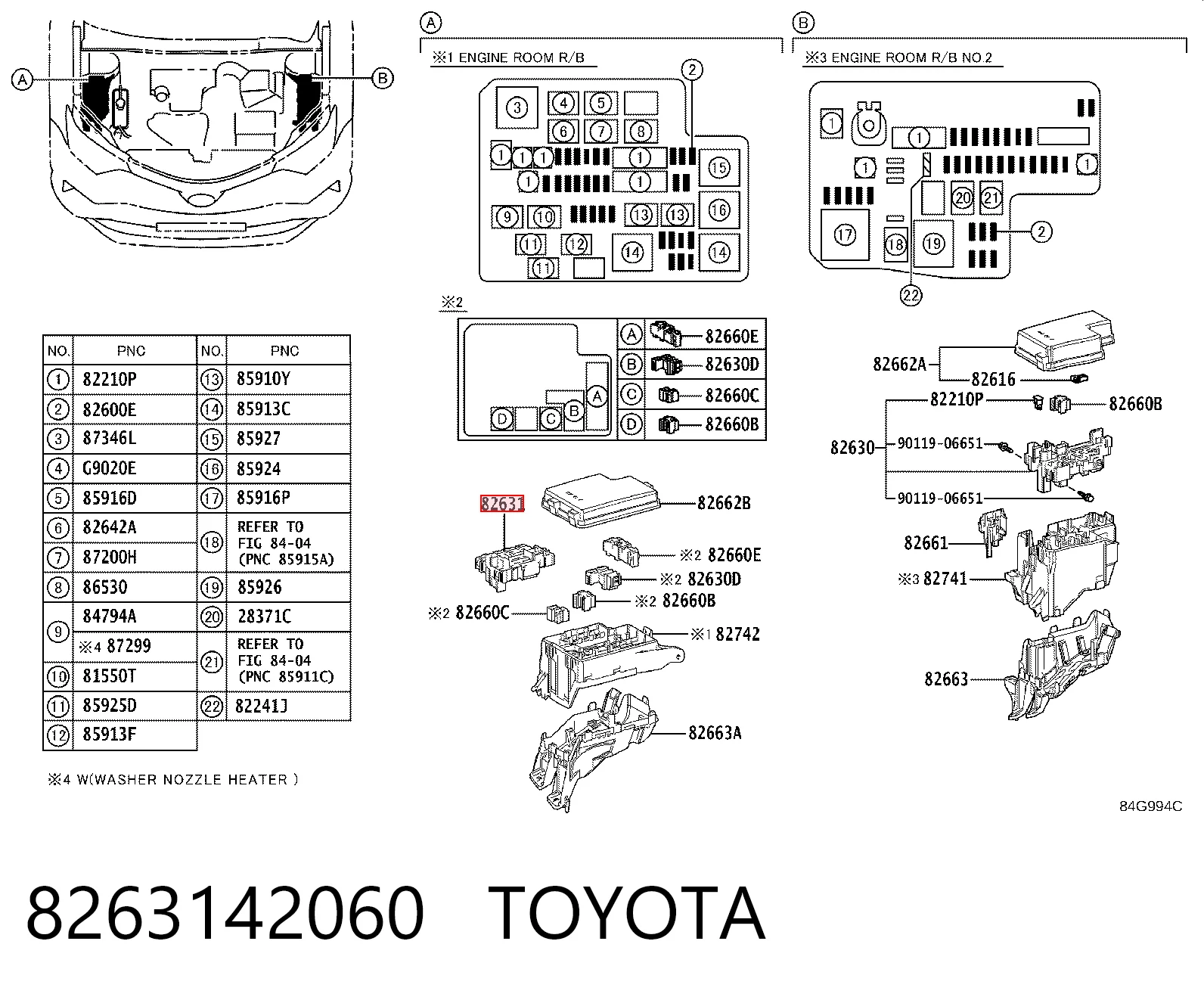 8263142060 Toyota