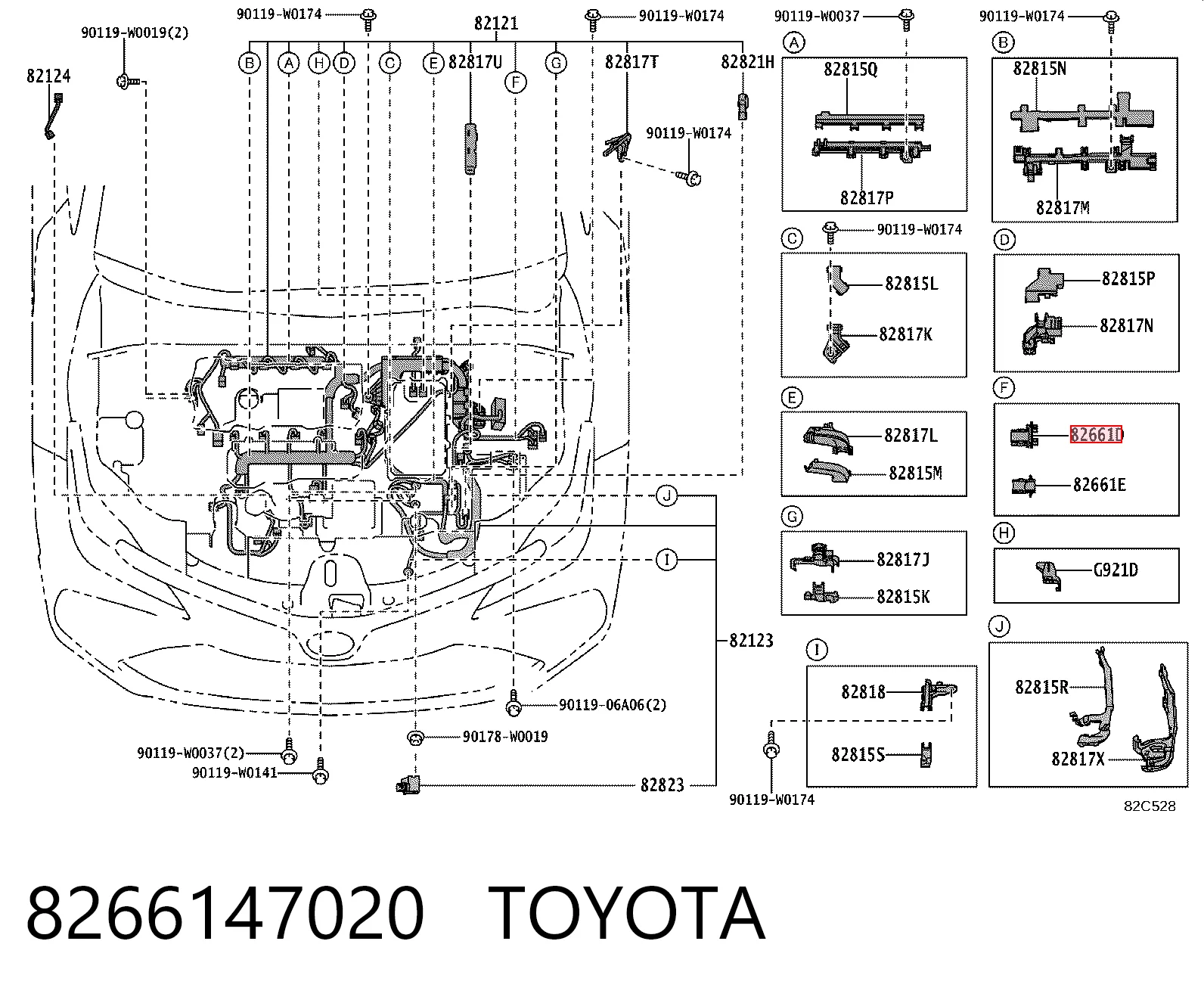 8266147020 Toyota