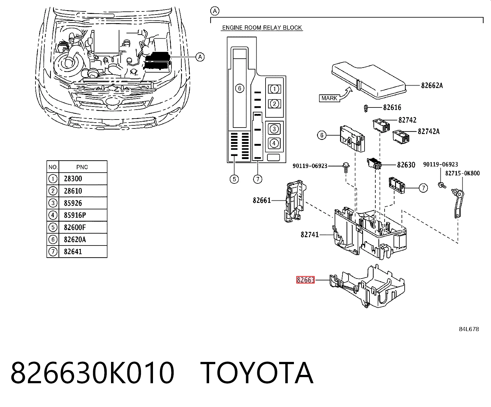 826630K010 Toyota