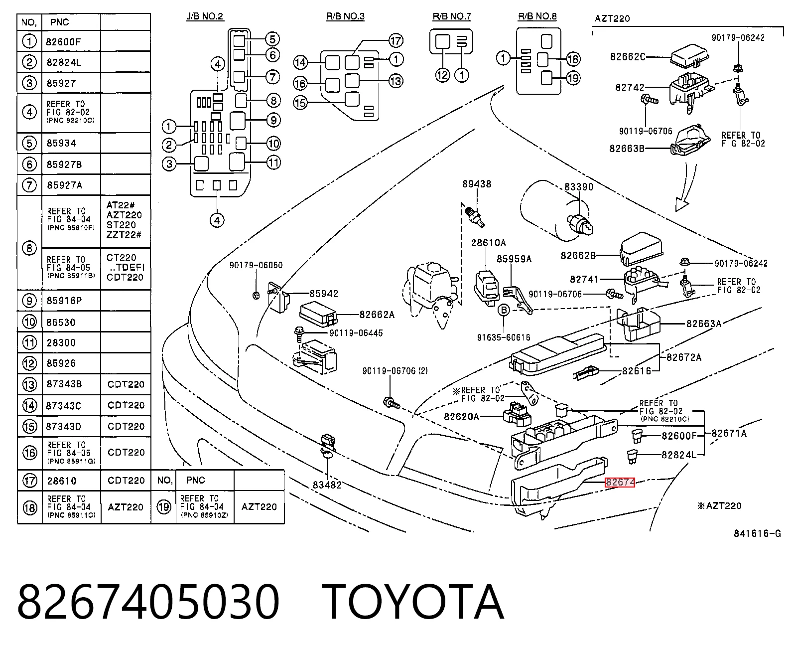8267405030 Toyota