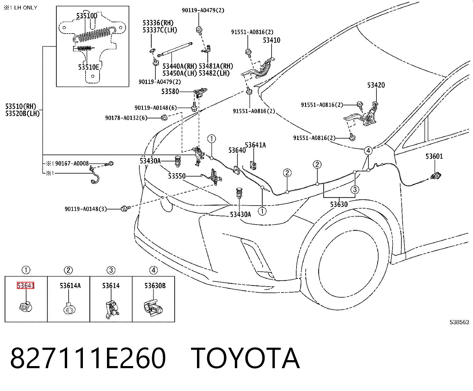 827111E260 Toyota