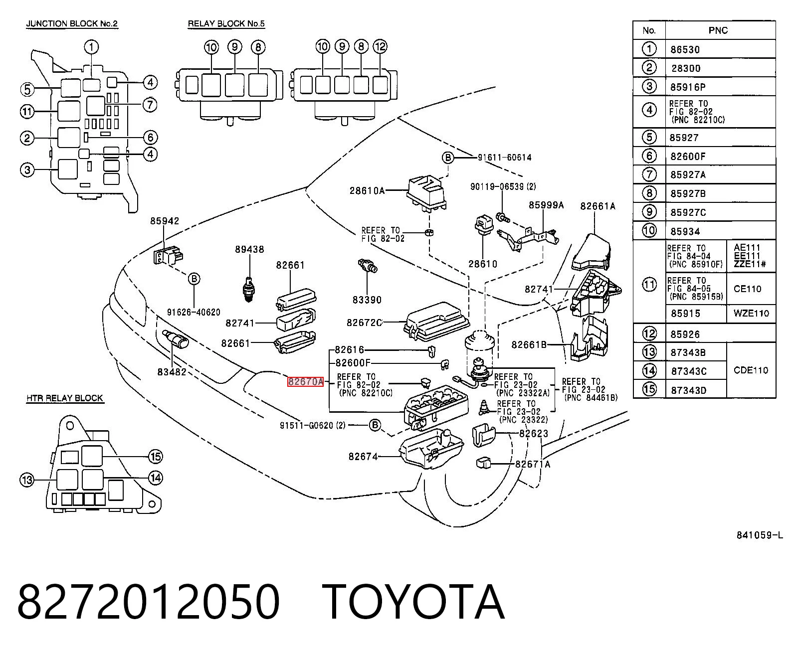Comprar Caja de fusibles Toyota Corolla  E11 a bajo precio