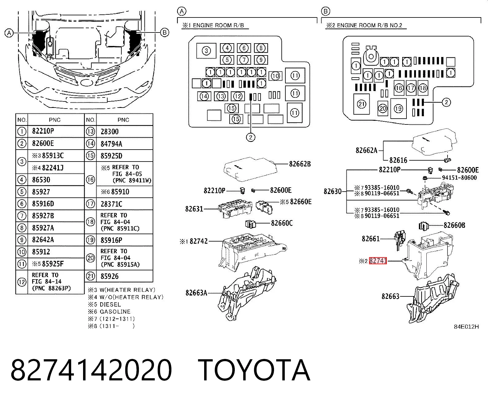 8274142020 Toyota