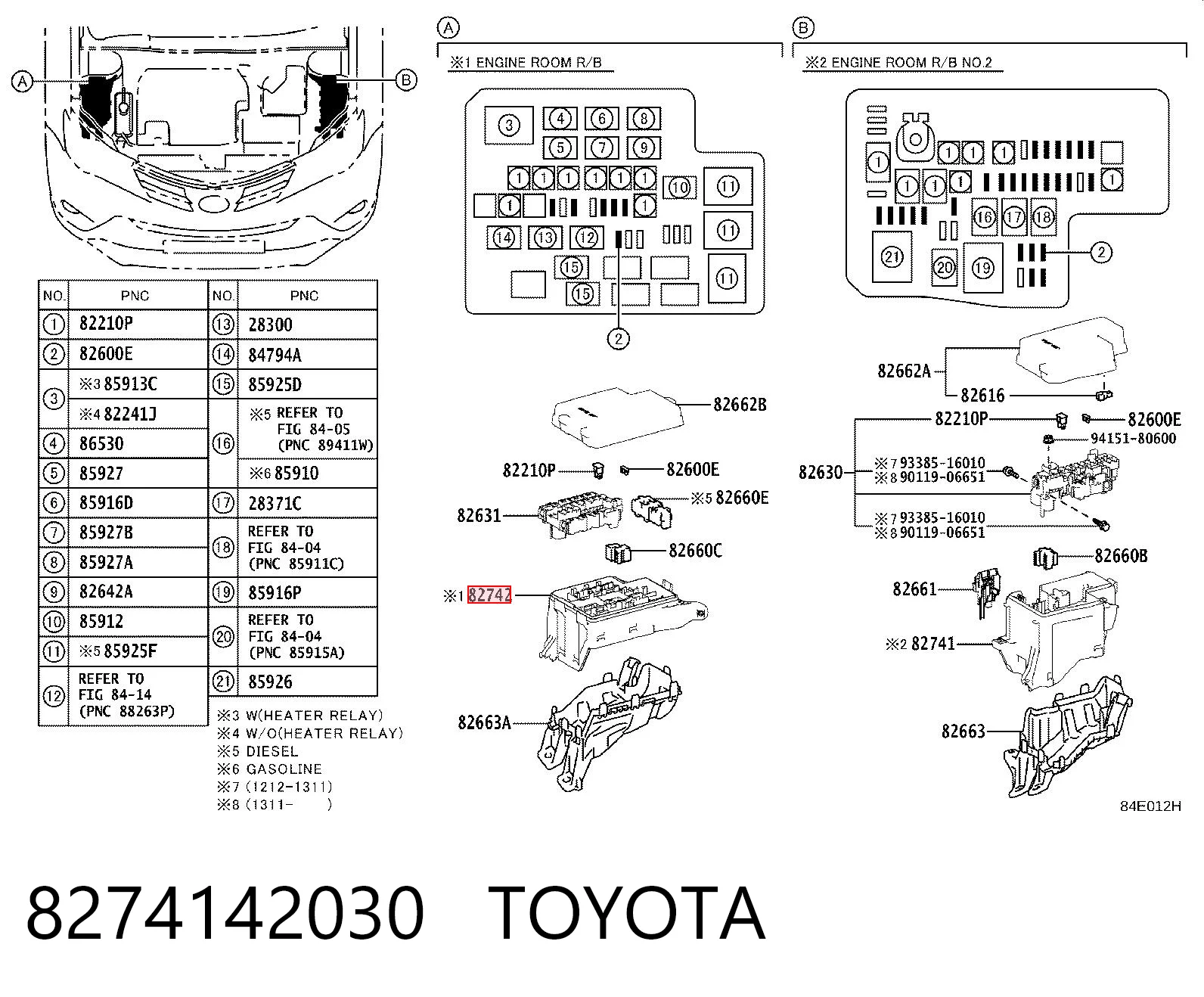 8274142030 Toyota