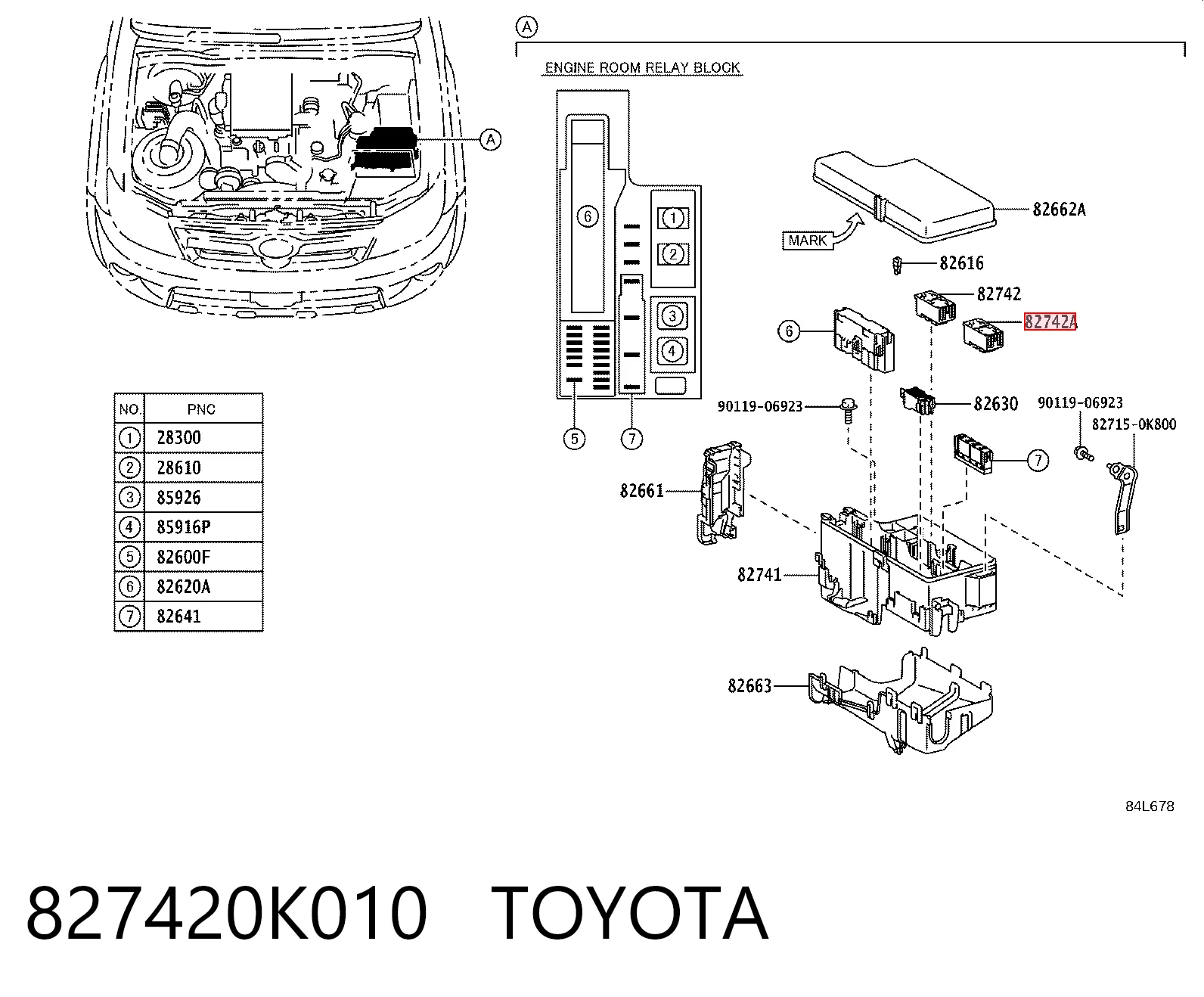827420K010 Toyota