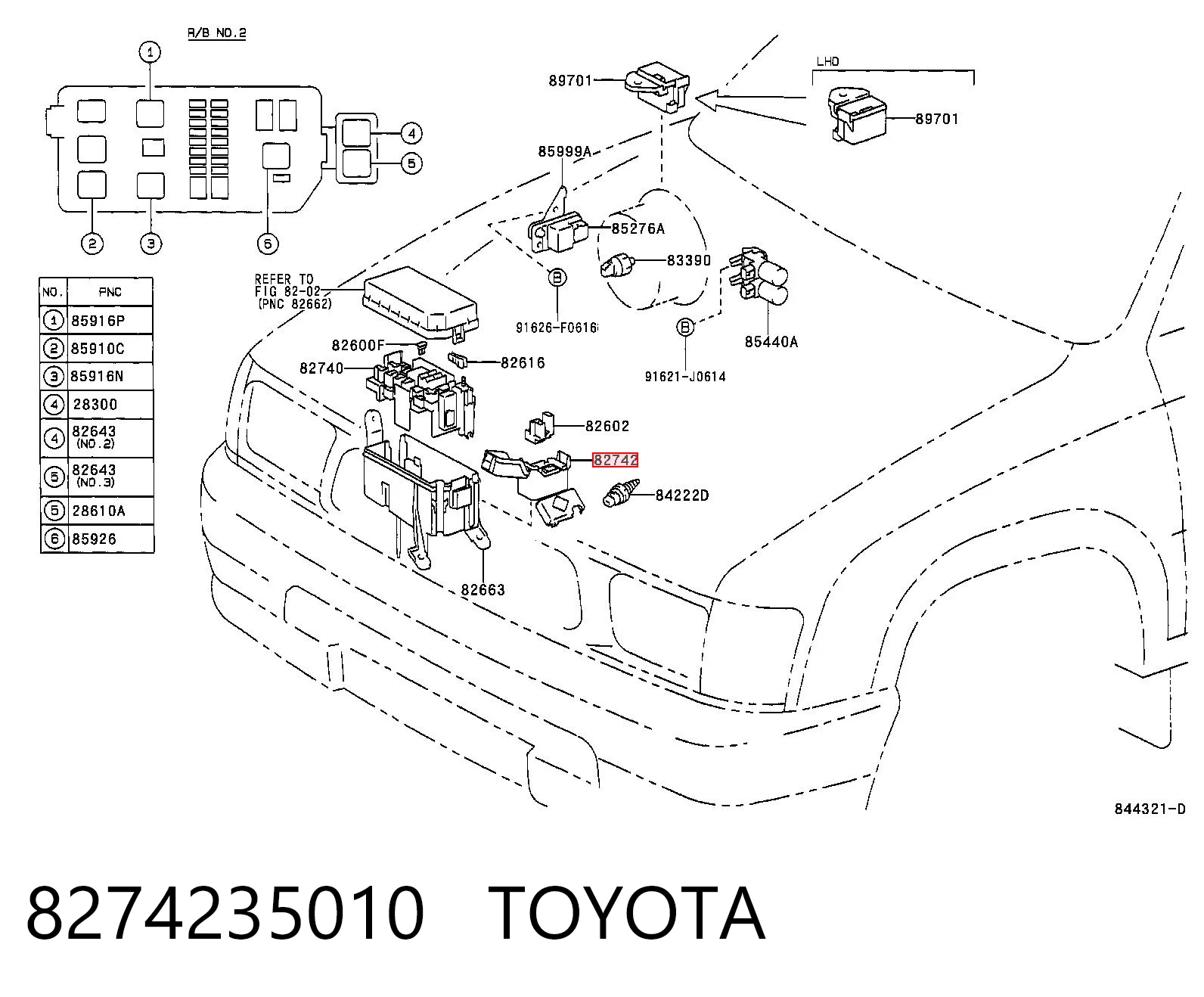 8274235010 Toyota