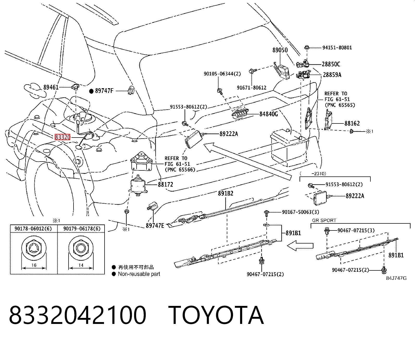 Aforador para Toyota RAV4 A5,H5