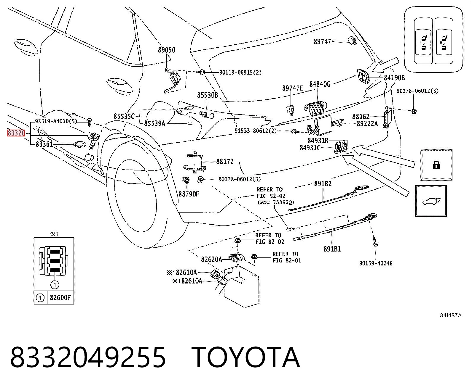 8332049255 Toyota