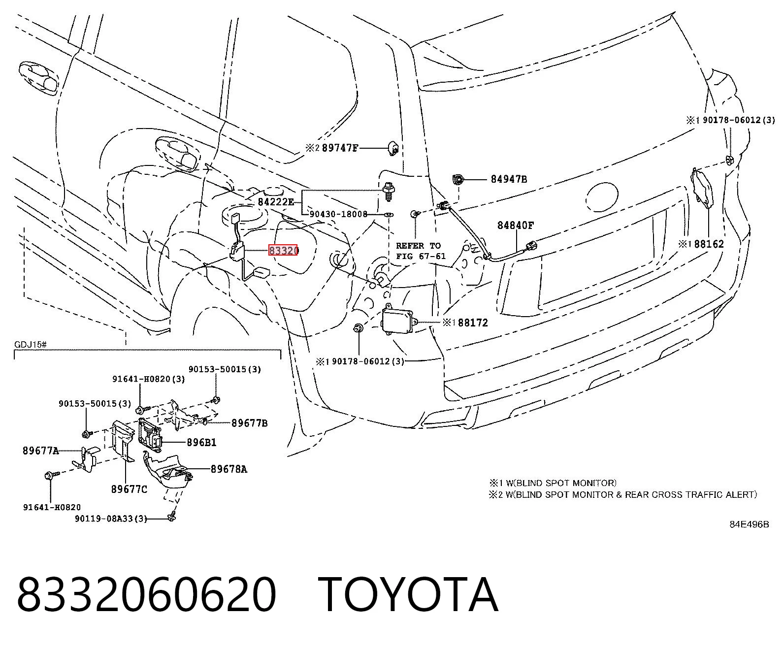 Medidor de combustible para Toyota Land Cruiser PRADO J150