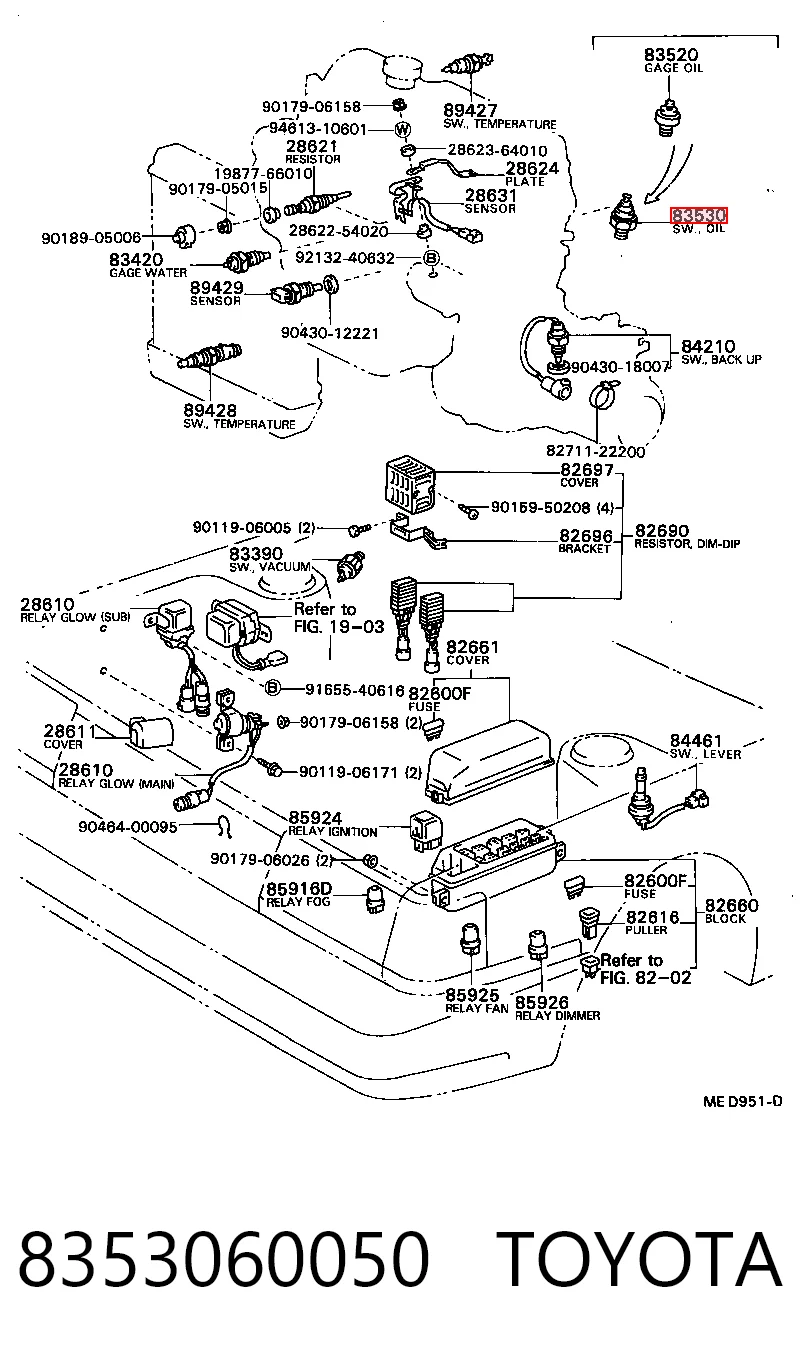 8353060050 Toyota