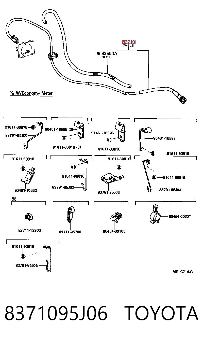 8371095J06 Toyota