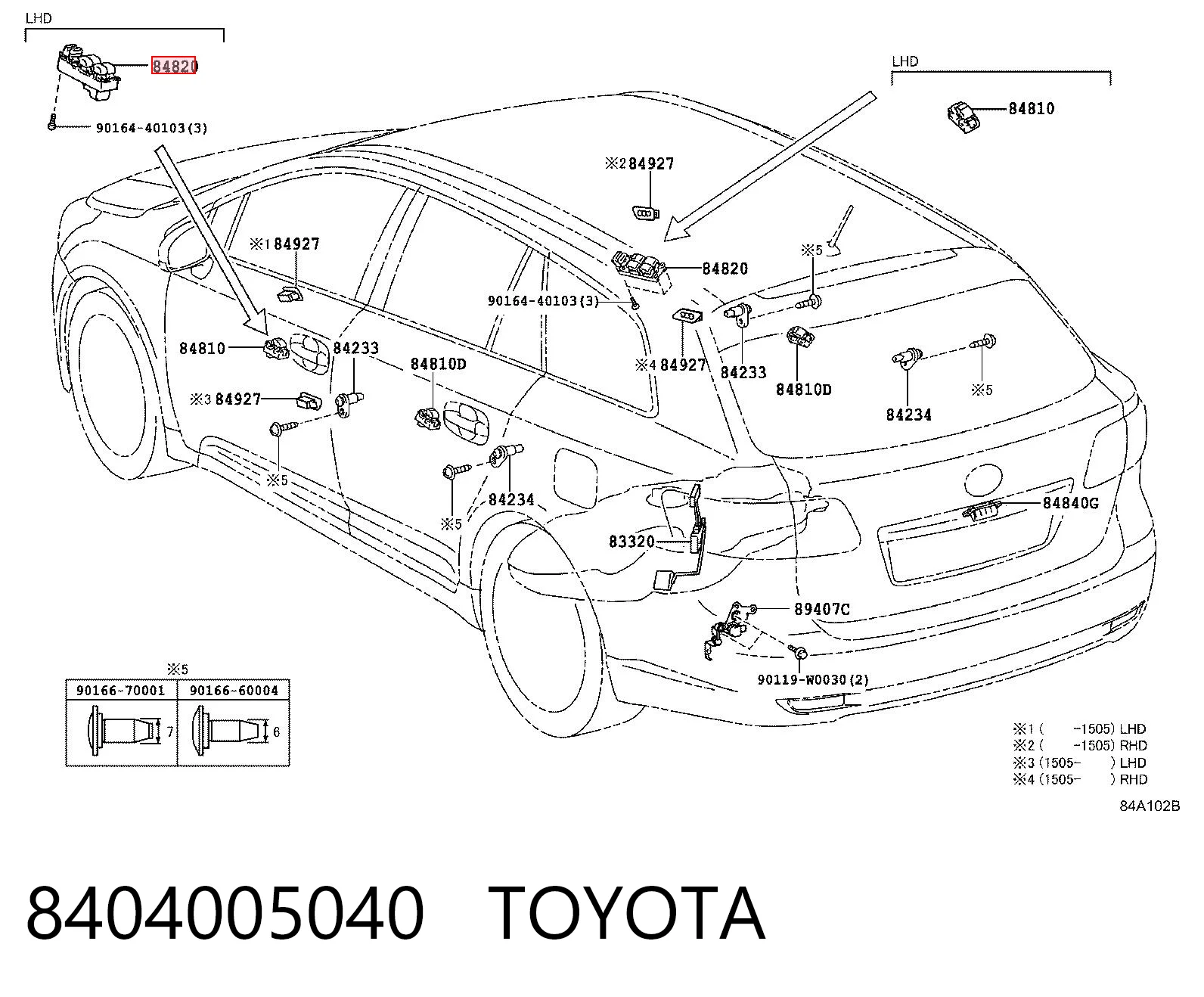 8404005040 Toyota