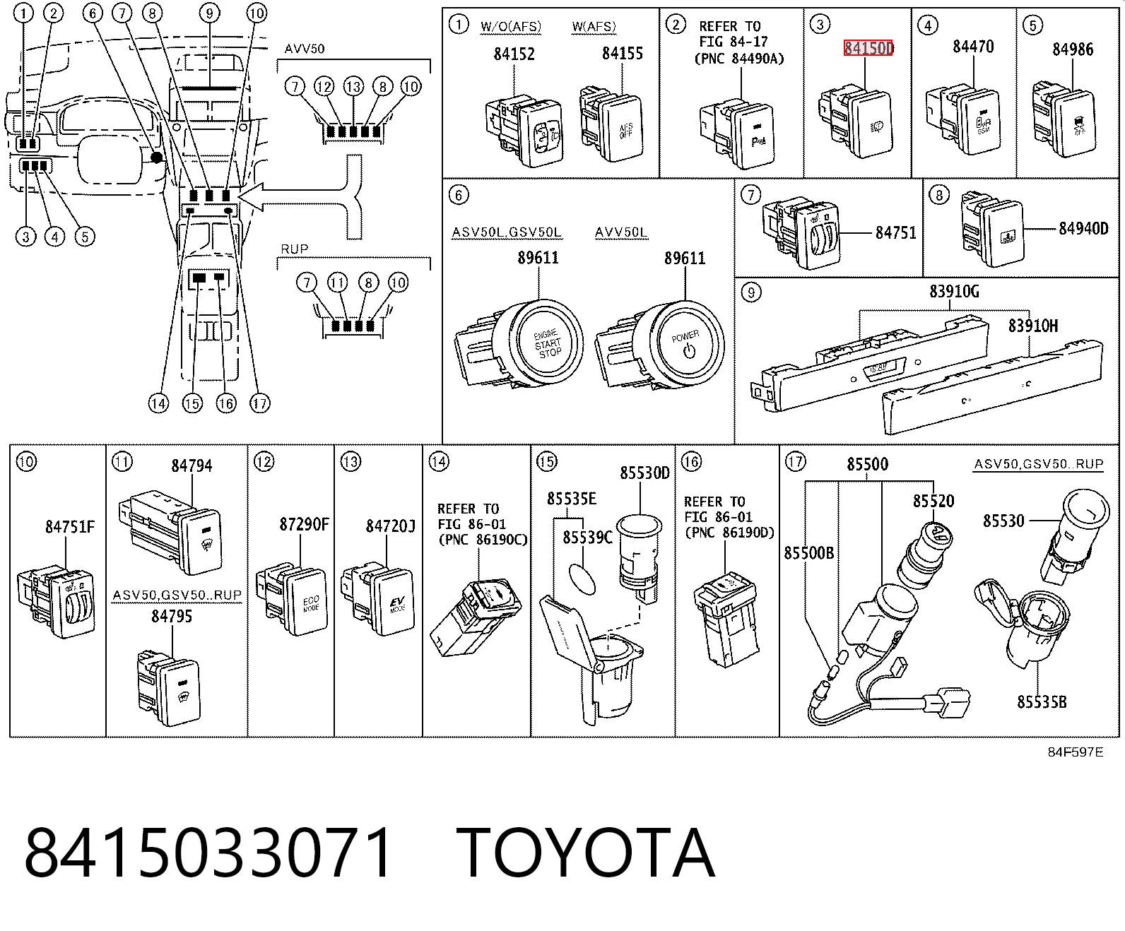 8415033071 Toyota
