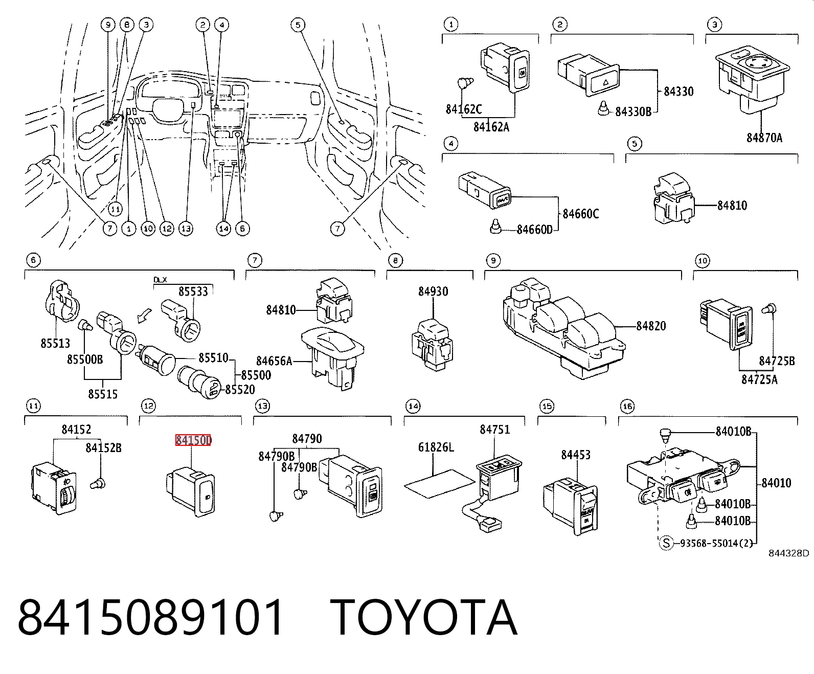 8415089101 Toyota