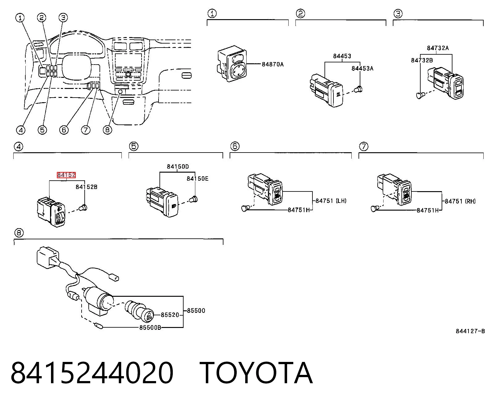 8415244020 Toyota