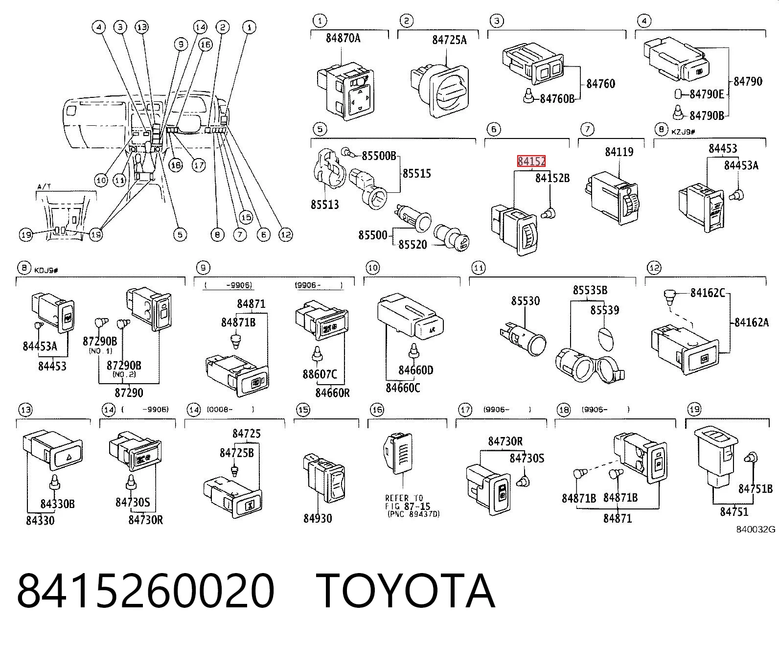 8415260020 Toyota