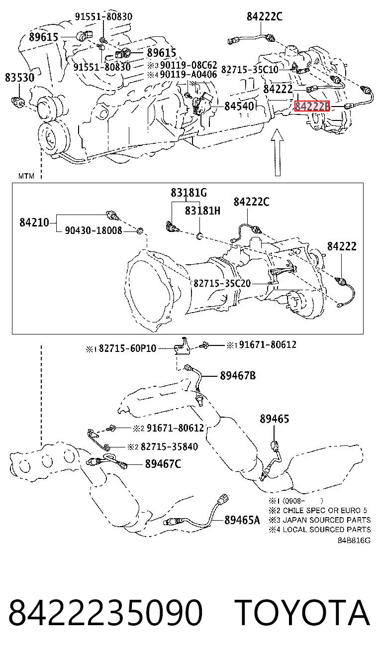 8422235090 Toyota 