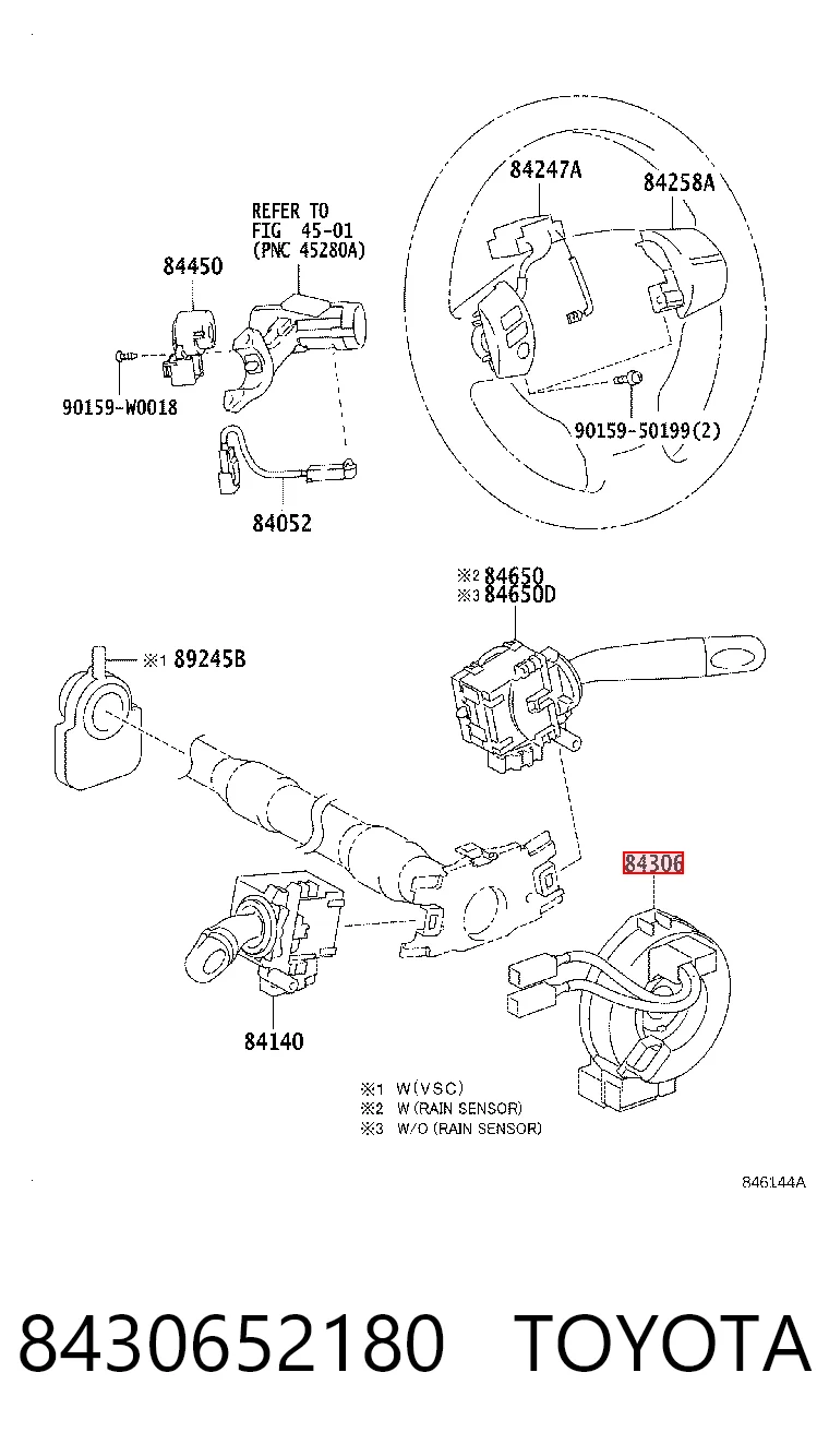 Anillo AIRBAG del volante Toyota Yaris  (NCP2)