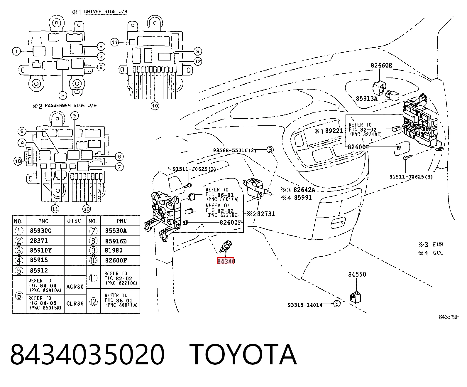 8434035020 Toyota