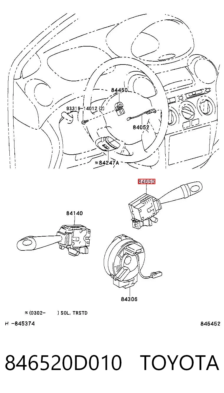 846520D010 Toyota