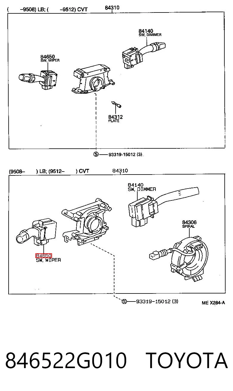 846522G010 Toyota