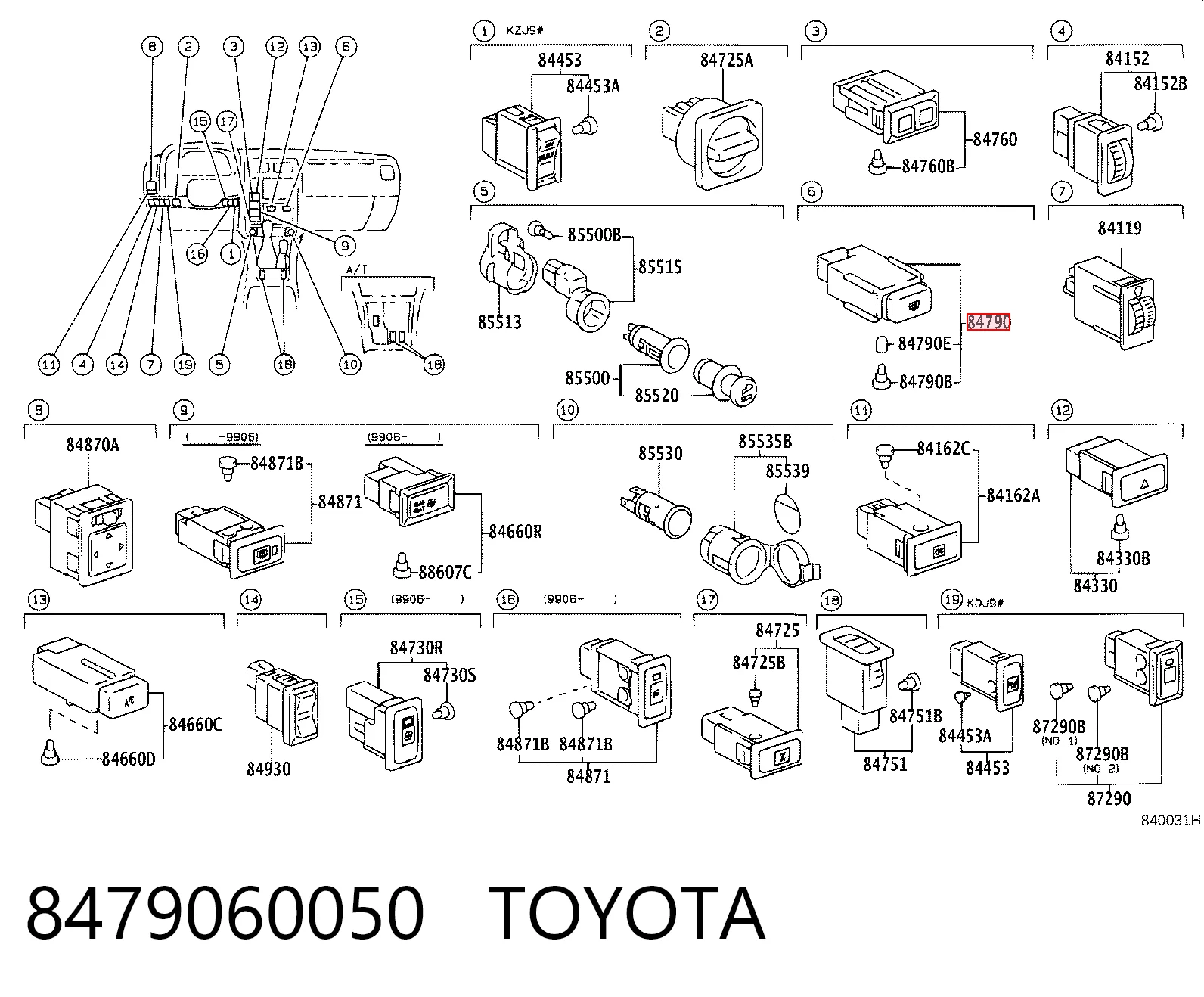 8479060050 Toyota