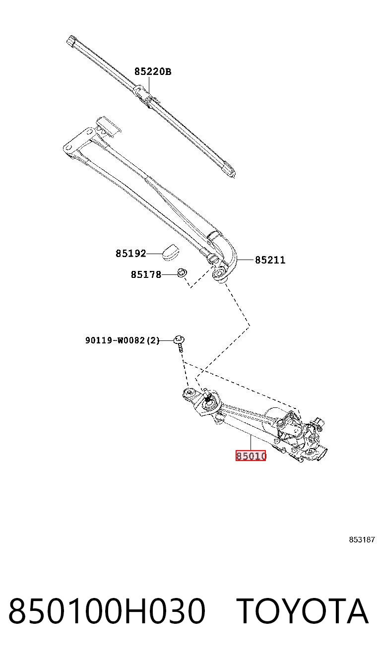 850100H030 Toyota