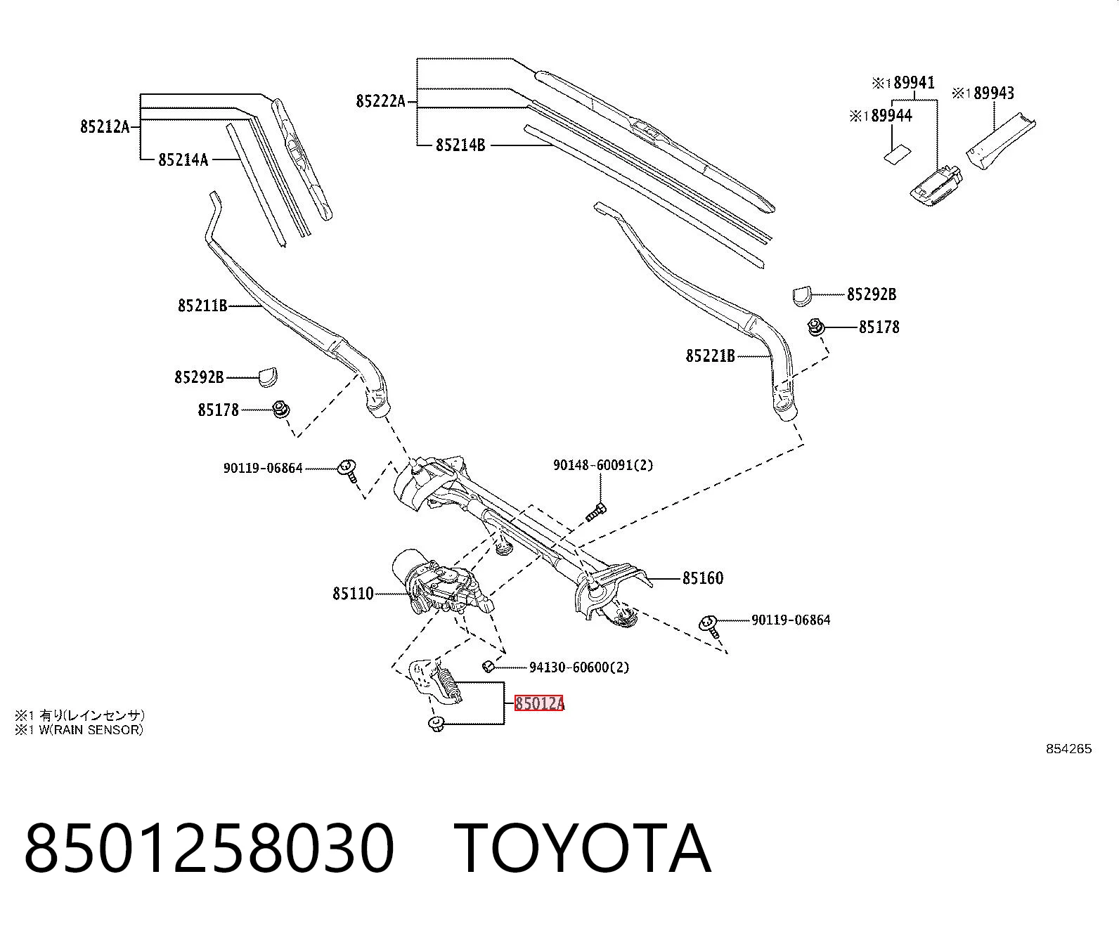 8501258030 Toyota