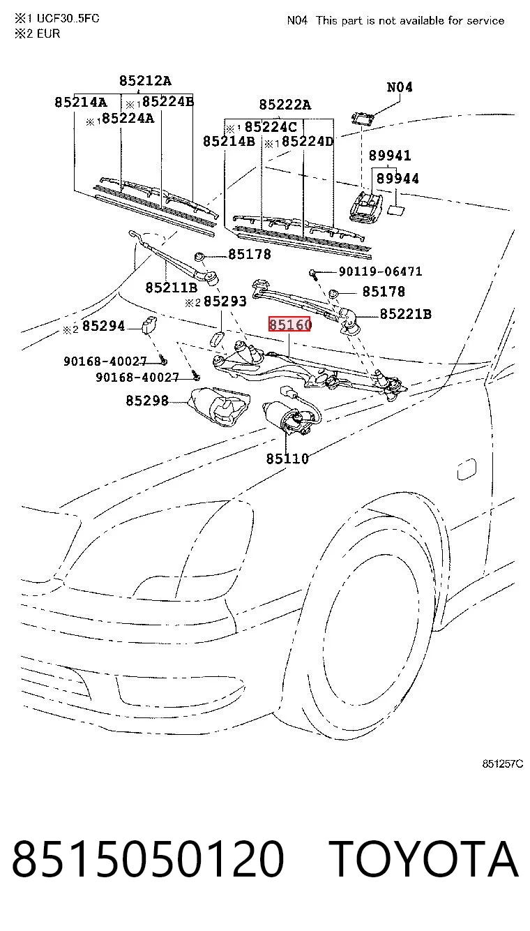8515050120 Toyota