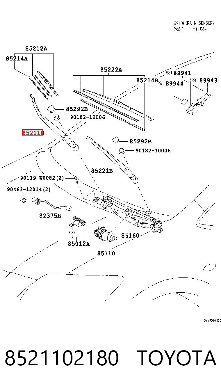 8521102180 Toyota