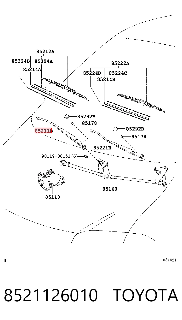 8521126010 Toyota