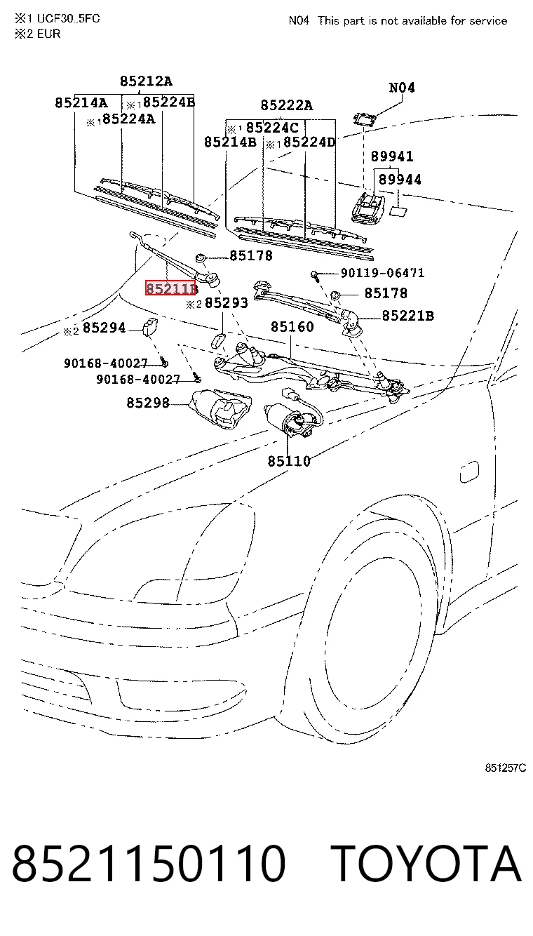 8521150110 Toyota